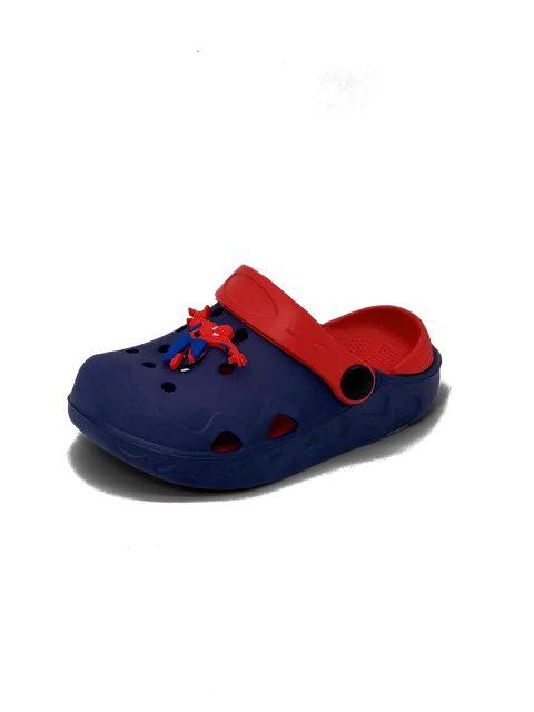 KING CROSS Infantil Bicolor, color Marino y Rojo — ojota infantil bicolor con dije