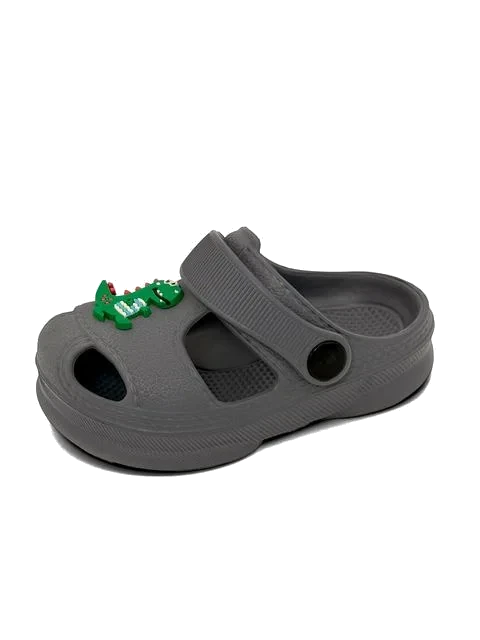 KING CROSS Franciscanas, color Gris Topo — ojota infantil con dije