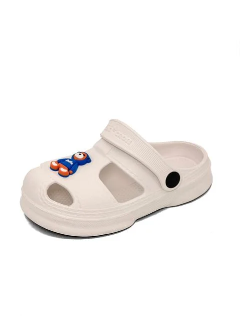 KING CROSS Franciscanas, color Hueso — ojota infantil con dije